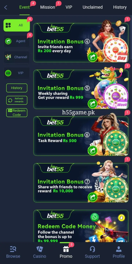 BET55 Game